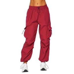 Women's Raspberry Jam Cargo Parachute Pants